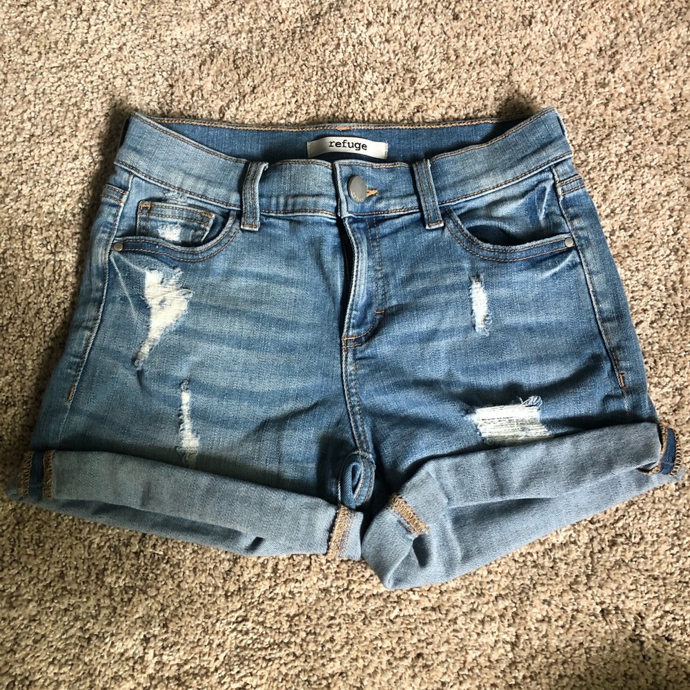 Denim shorts
